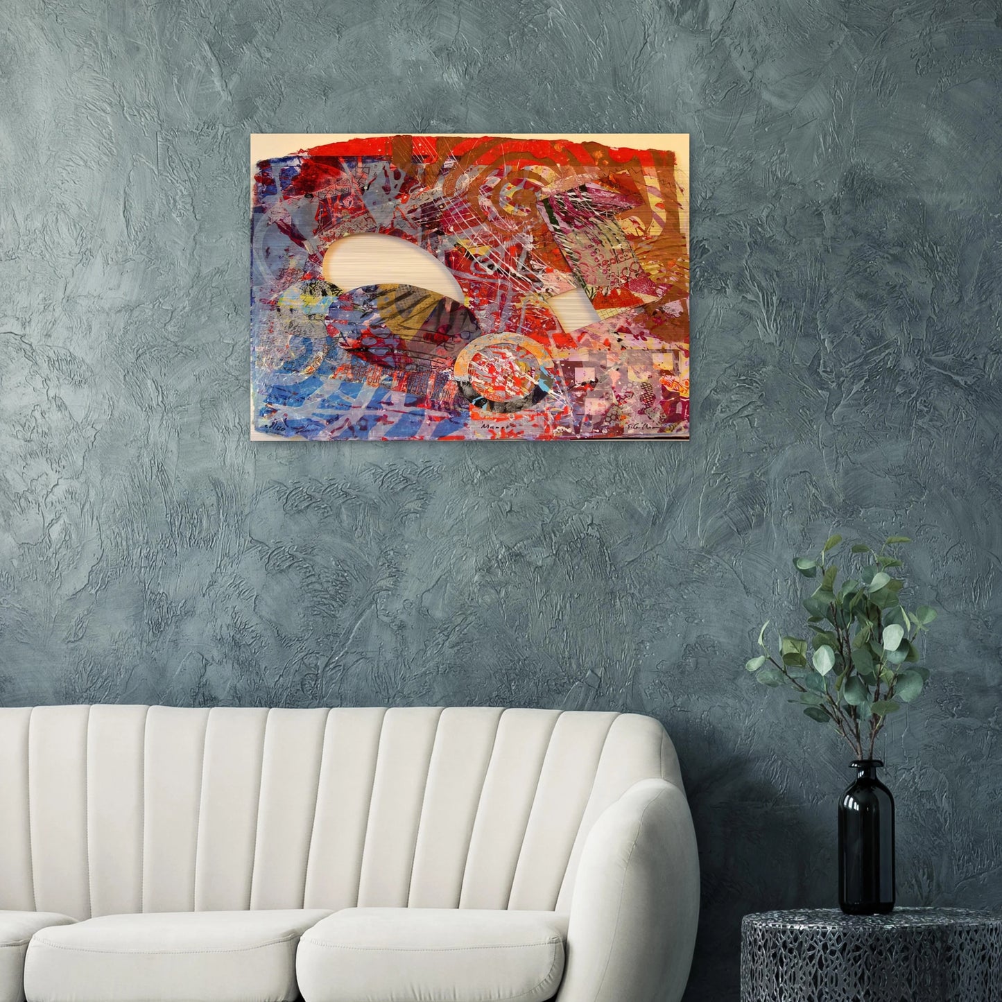 Manet III - Sam Gilliam Brushed Aluminum Print - 70x100 cm / 28x40 inches | Sam Gilliam Aluminum Print | Sam Gilliam Prints