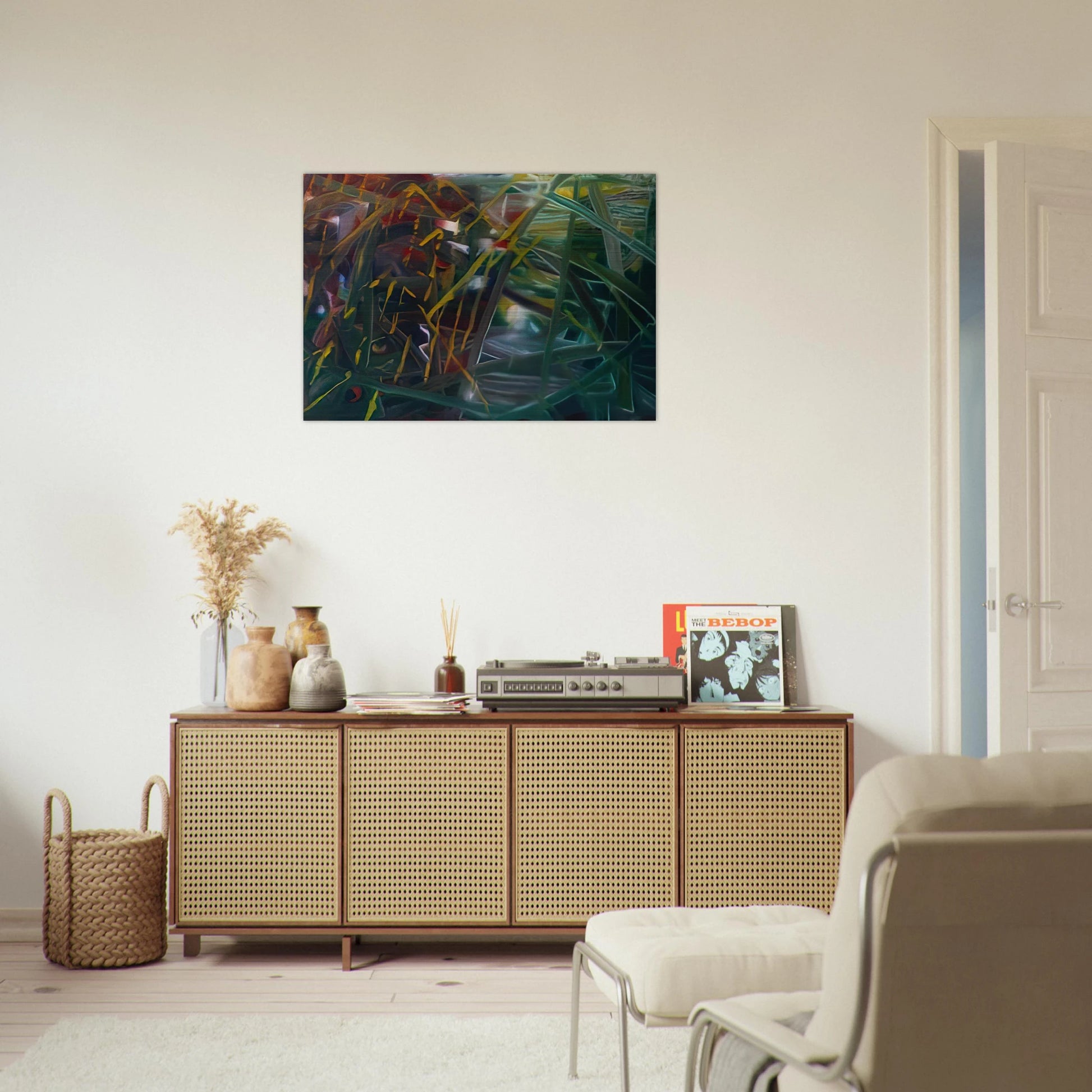ABSTRACT PAINTING NO 439 - Gerhard Richter Brushed Aluminum Print - 70x100 cm / 28x40 inches | Gerhard Richter Aluminum Print | Gerhard Richter Prints