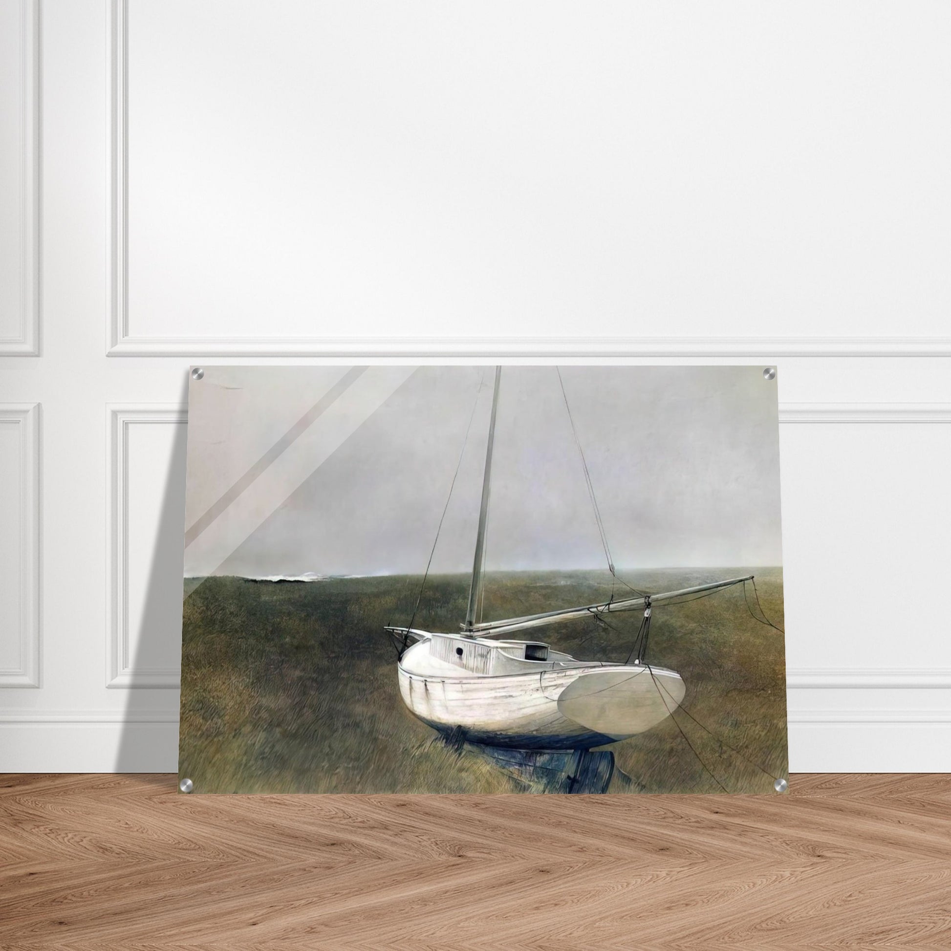 BELOW DOVER 1950 - Andrew Wyeth Acrylic Print - 70x100 cm / 28x40″ inches