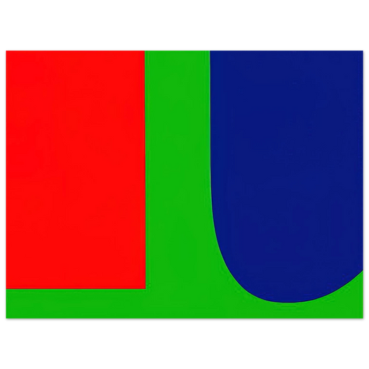 Ellsworth Kelly - Red Blue Green  75x100 cm / 30x40inches Fine Art Poster