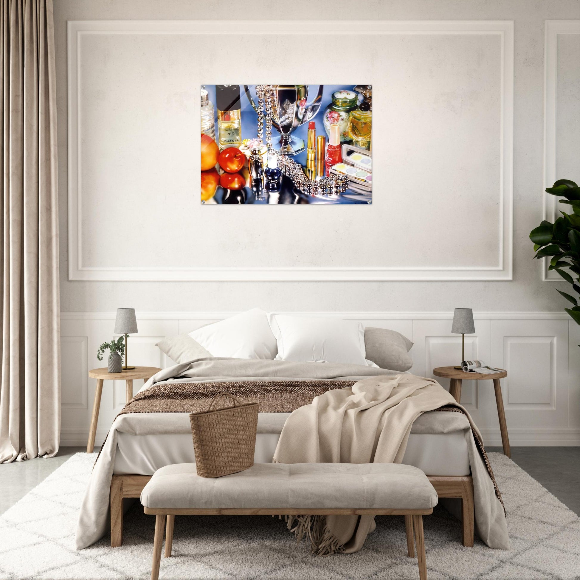 CHANEL 1974 - Audrey Flack Acrylic Print - 70x100 cm / 28x40″ inches