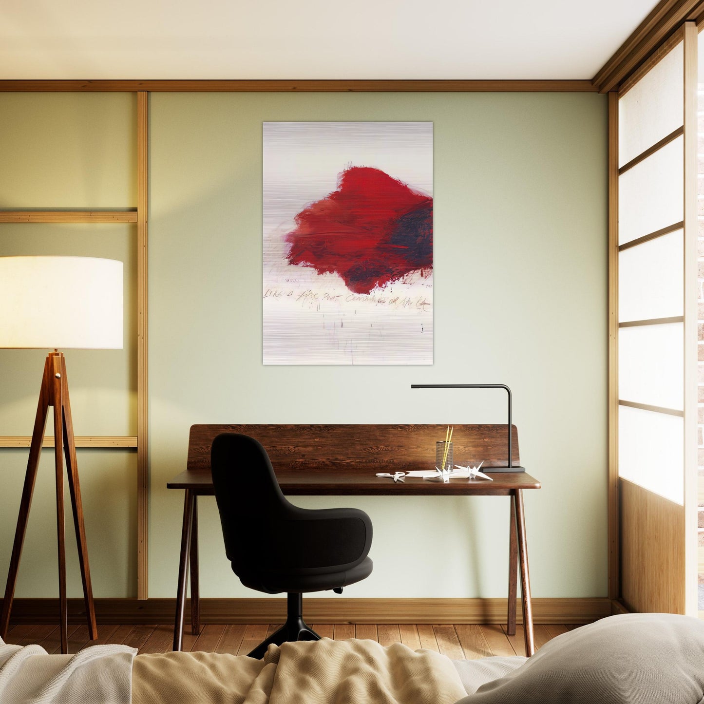 Fifty Days at Iliam. The Fire that Consumes All before It - Cy Twombly Brushed Aluminum Print - 70x100 cm / 28x40 inches | Cy Twombly Aluminum Print | Cy Twombly Prints