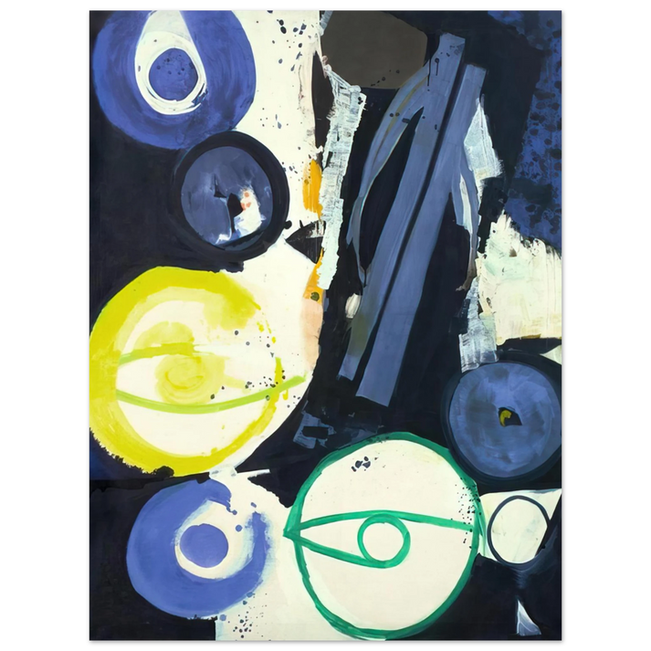 Ernst Wilhelm Nay - Orakel - 1964  75x100 cm / 30x40inches Fine Art Poster