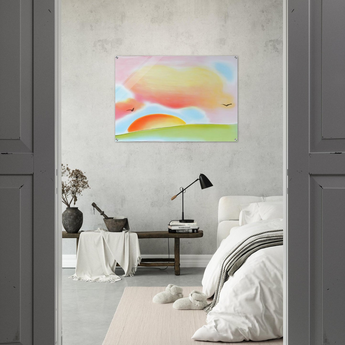 FREEDOM 1980 - Peter Max Acrylic Print - 70x100 cm / 28x40″ inches