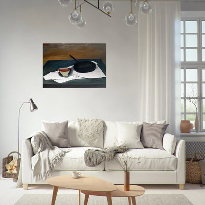 The Frying Pan - 1946 - William Scott Brushed Aluminum Print - 70x100 cm / 28x40 inches | William Scott Aluminum Print | William Scott Prints
