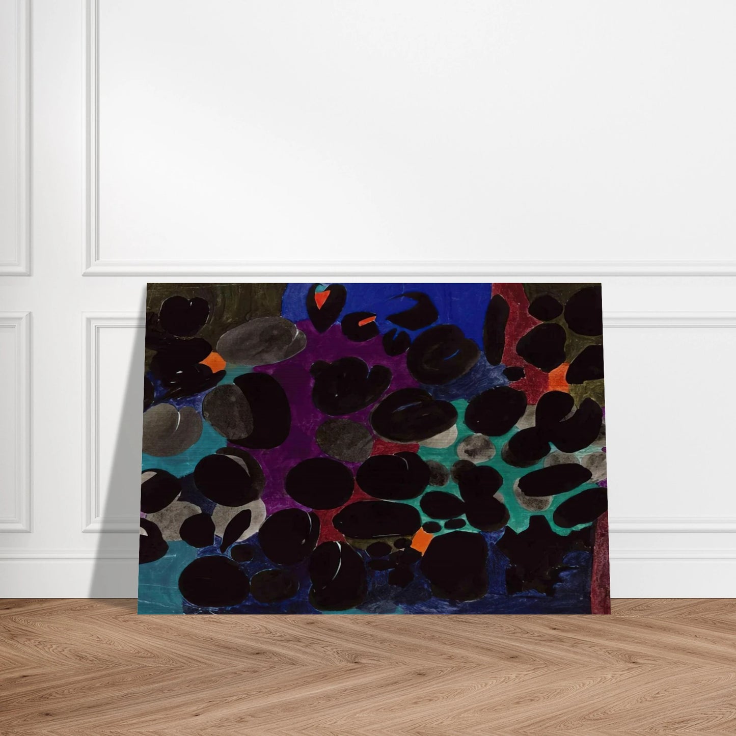 Plumen - 1957 - Johannes Itten Brushed Aluminum Print - 70x100 cm / 28x40 inches | Johannes Itten Aluminum Print | Johannes Itten Prints