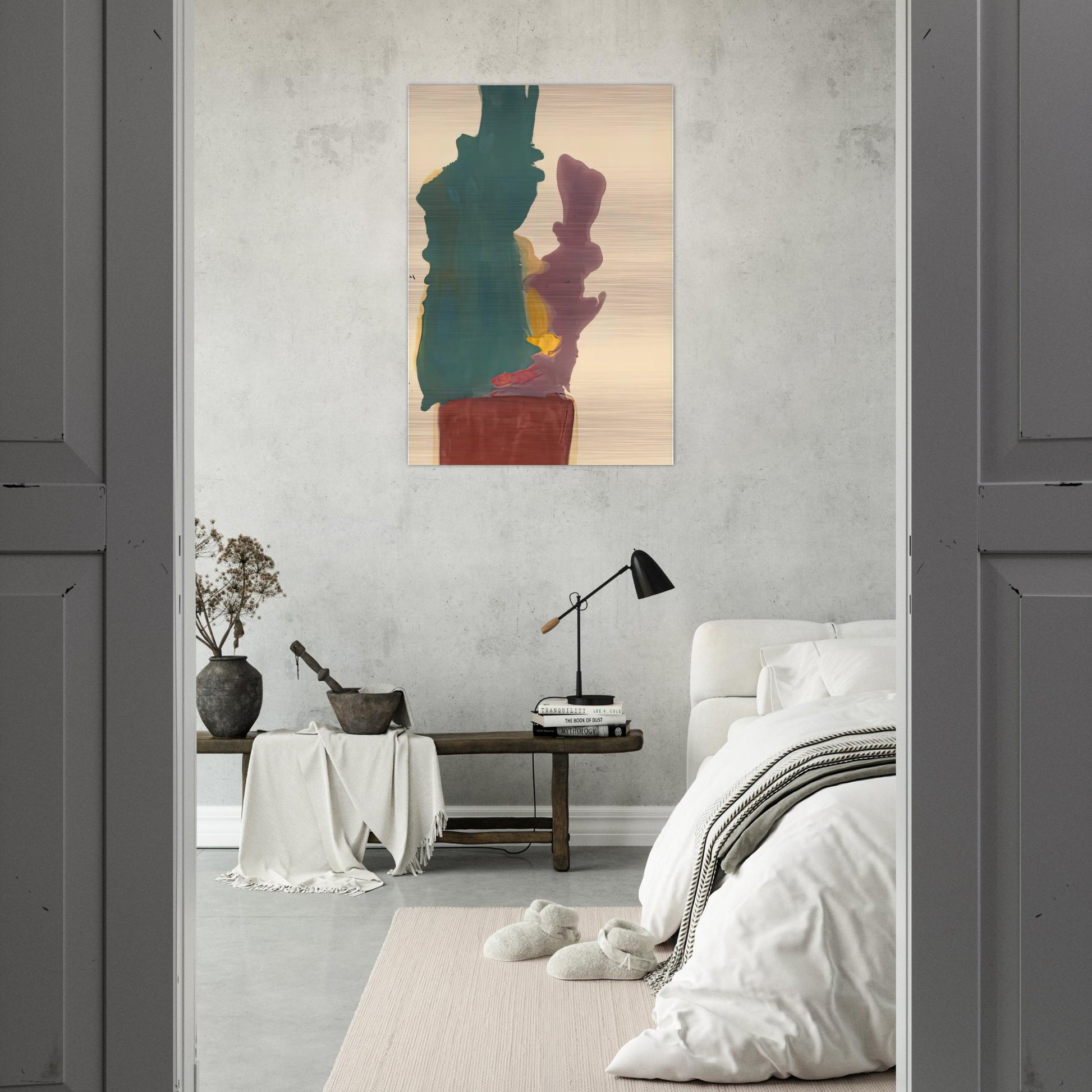 Evil Spirit, 1963- - Helen Frankenthaler Brushed Aluminum Print - 70x100 cm / 28x40 inches | Helen Frankenthaler Aluminum Print | Helen Frankenthaler Prints