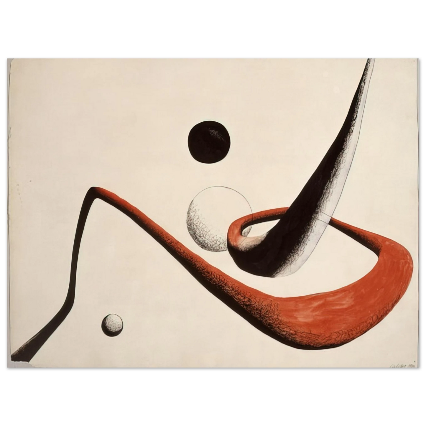 Alexander Calder - SPACE TUNNEL 1932 Fine Art Poster