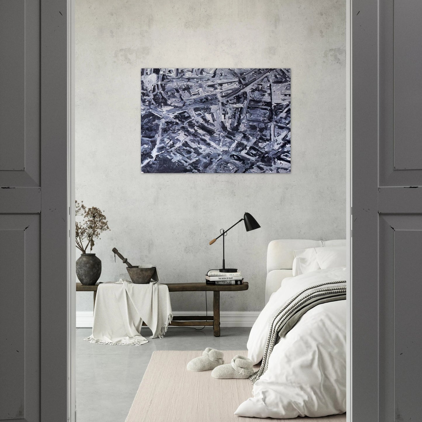 TOWNSCAPE PL 1970 0 - Gerhard Richter Brushed Aluminum Print - 70x100 cm / 28x40 inches | Gerhard Richter Aluminum Print | Gerhard Richter Prints