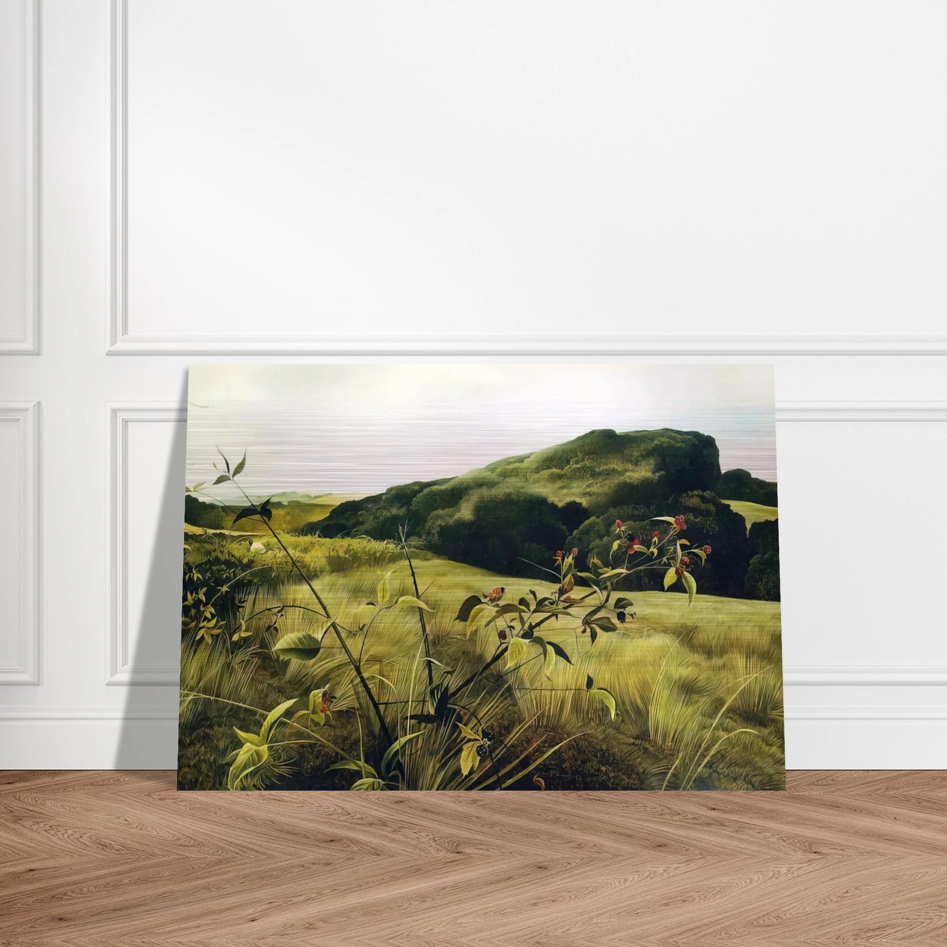 BLACKBERRY PICKER - Andrew Wyeth Brushed Aluminum Print - 70x100 cm / 28x40 inches | Andrew Wyeth Aluminum Print | Andrew Wyeth Prints