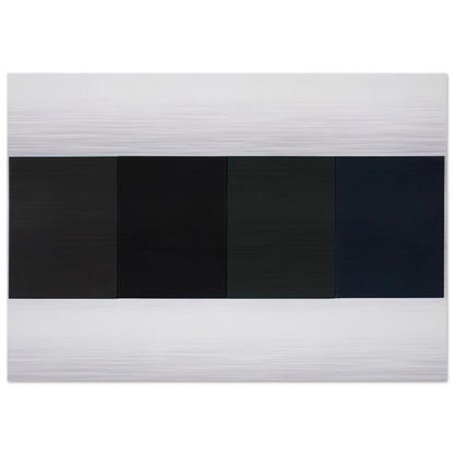 Green Study - 1982 - Brice Marden Brushed Aluminum Print - 70x100 cm / 28x40 inches | Brice Marden Aluminum Print | Brice Marden Prints