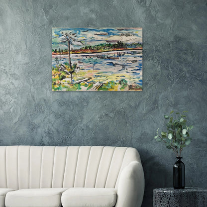 MICHIGAN SUMMER DAYS - Ivan Albright Brushed Aluminum Print - 70x100 cm / 28x40 inches | Ivan Albright Aluminum Print | Ivan Albright Prints