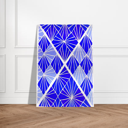 COMPOSITION 24 - Sonia Delaunay Brushed Aluminum Print - 70x100 cm / 28x40 inches | Sonia Delaunay Aluminum Print | Sonia Delaunay Prints
