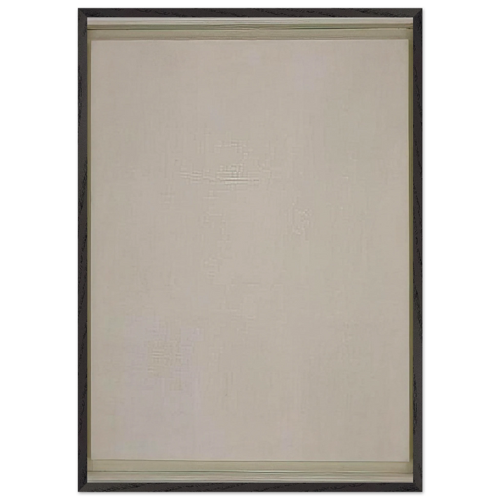 Untitled - 1954 N1 - Ad Reinhardt 70x100 cm / 28x40 inches Framed Art Print – Black Wooden Frame