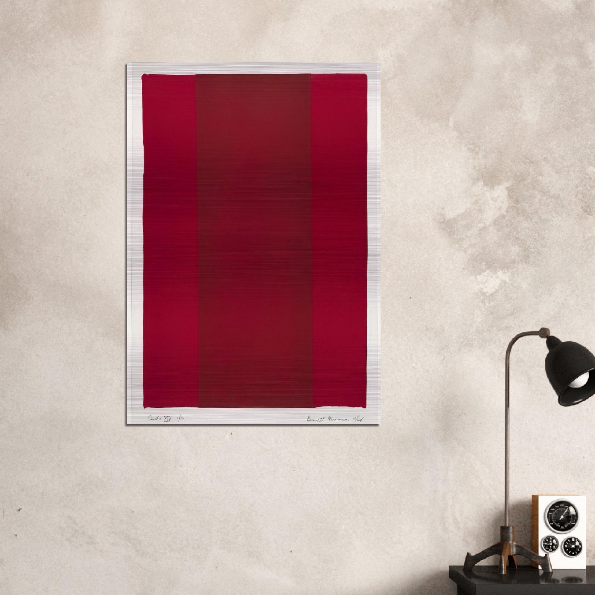 Canto XIV - Barnett Newman Brushed Aluminum Print - 70x100 cm / 28x40 inches | Barnett Newman Aluminum Print | Barnett Newman Prints
