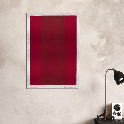 Canto XIV - Barnett Newman Brushed Aluminum Print - 70x100 cm / 28x40 inches | Barnett Newman Aluminum Print | Barnett Newman Prints