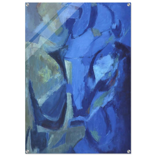 THE STORMY SEA 1958 - Alma Woodsey Thomas Acrylic Print - 70x100 cm / 28x40″ inches | Alma Woodsey Thomas Wall Art | Alma Woodsey Thomas Prints