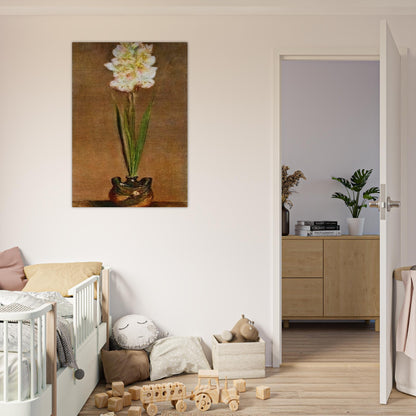 Gladiolus - claude monet Brushed Aluminum Print - 70x100 cm / 28x40 inches | claude monet Aluminum Print | claude monet Prints