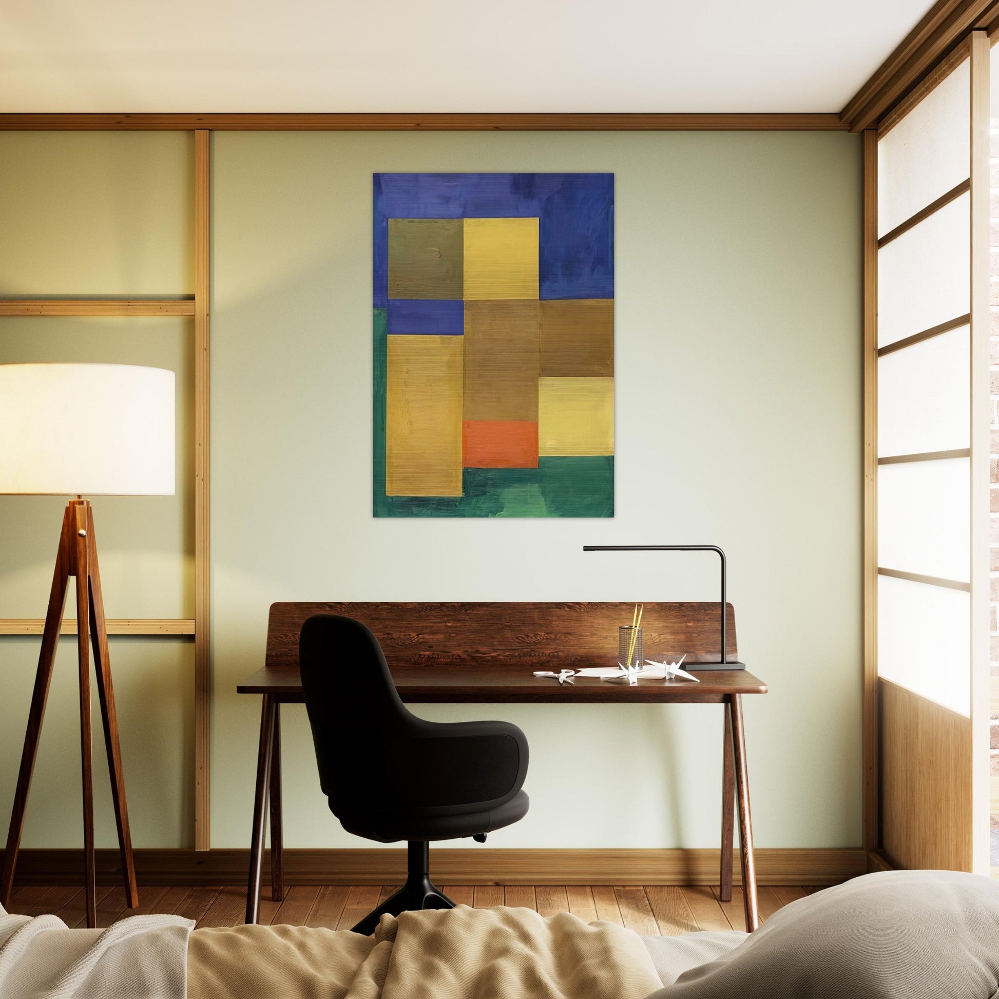 Silent Night - Hans Hofmann Brushed Aluminum Print - 70x100 cm / 28x40 inches | Hans Hofmann Aluminum Print | Hans Hofmann Prints