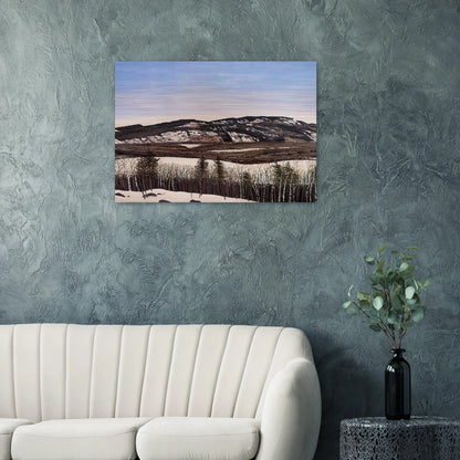 Hope to Megunticook - 1992 - Neil Welliver Brushed Aluminum Print - 70x100 cm / 28x40 inches | Neil Welliver Aluminum Print | Neil Welliver Prints