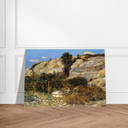 Lyman's Ledge, Appledore - Childe Hassam Brushed Aluminum Print - 70x100 cm / 28x40 inches | Childe Hassam Aluminum Print | Childe Hassam Prints