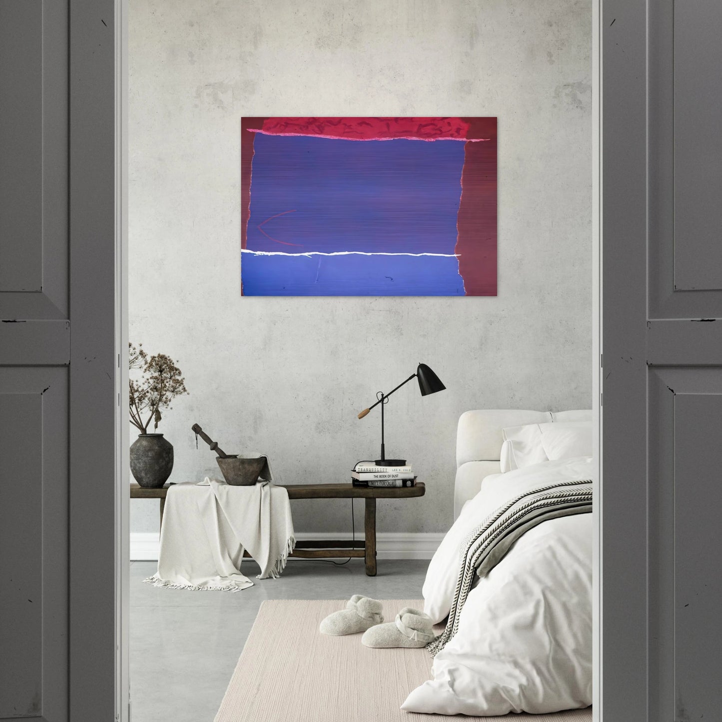 Infinity Field, Lefkada Series - 1980 - Theodoros Stamos Brushed Aluminum Print - 70x100 cm / 28x40 inches | Theodoros Stamos Aluminum Print | Theodoros Stamos Prints