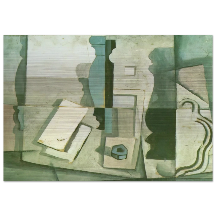 STILL LIFE 3 - Salvador Dali Brushed Aluminum Print - 70x100 cm / 28x40 inches | Salvador Dali Aluminum Print | Salvador Dali Prints
