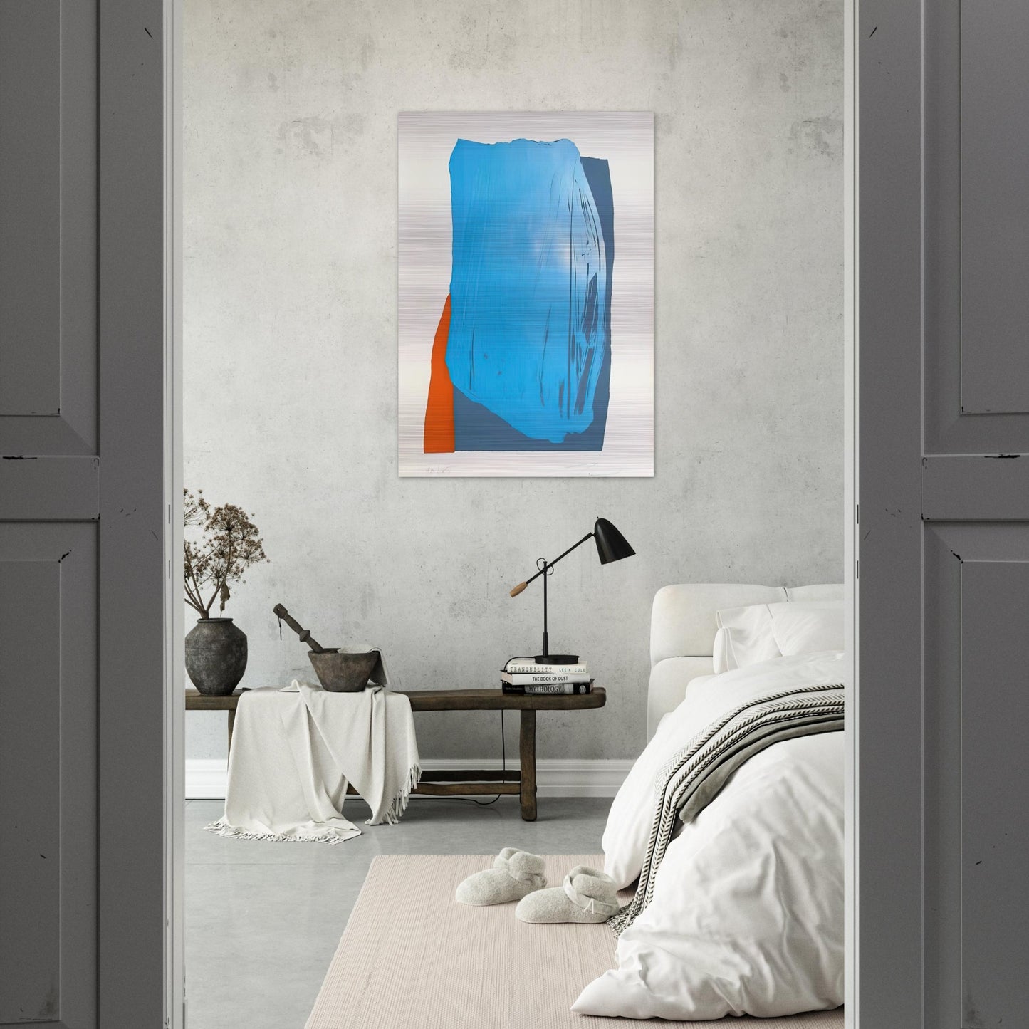 Moro II - 1981 - Larry Zox Brushed Aluminum Print - 70x100 cm / 28x40 inches | Larry Zox Aluminum Print | Larry Zox Prints