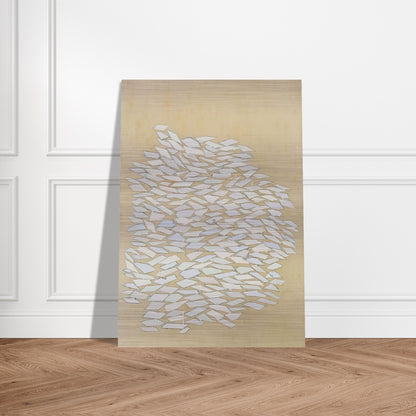 Pastel Statement - 1971 - Robert Goodnough Brushed Aluminum Print - 70x100 cm / 28x40 inches | Robert Goodnough Aluminum Print | Robert Goodnough Prints