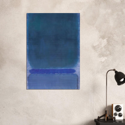 Untitled Green on Blue - 1968 - Mark Rothko Brushed Aluminum Print - 70x100 cm / 28x40 inches | Mark Rothko Aluminum Print | Mark Rothko Prints
