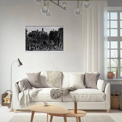 CIMINO BARBARANO - MC Escher Brushed Aluminum Print - 70x100 cm / 28x40 inches | MC Escher Aluminum Print | MC Escher Prints