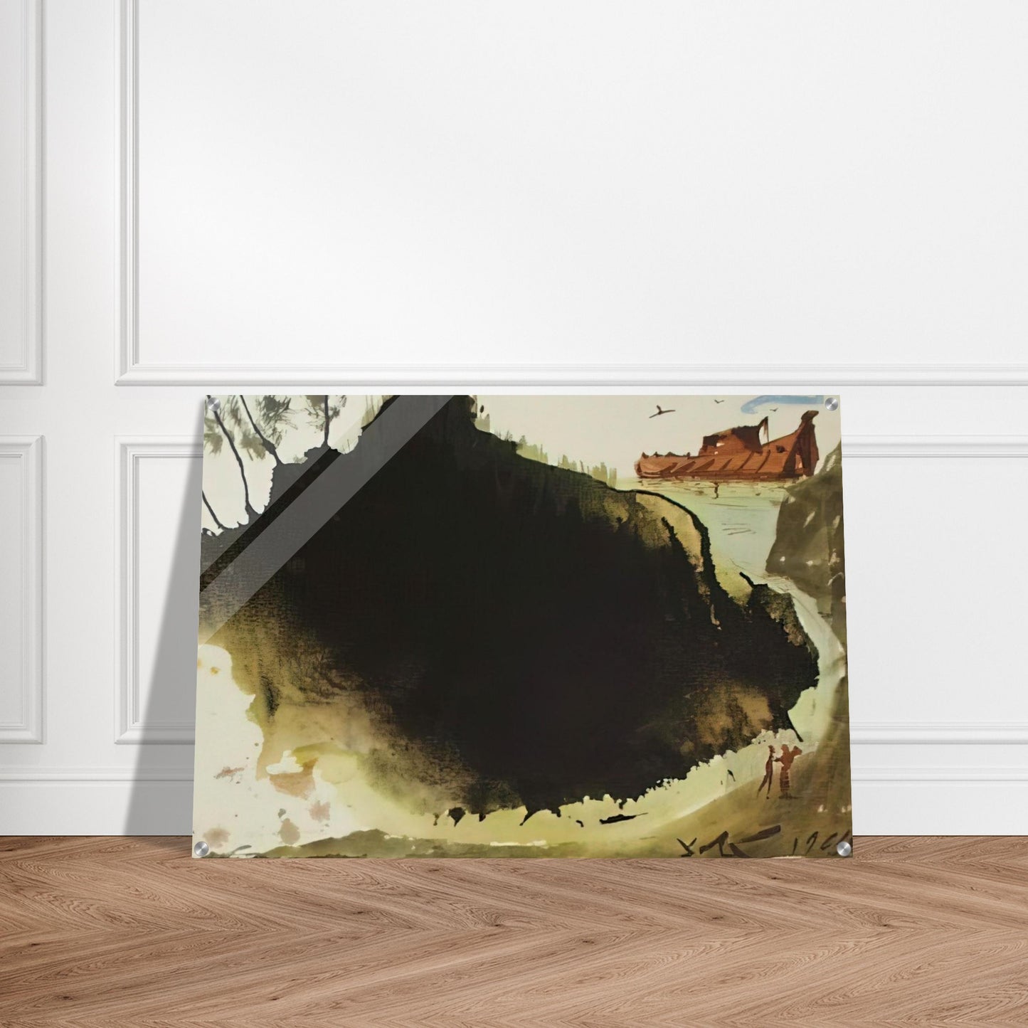 AQUAE DILUVII SUPER TERRAM GENESIS 6 17 1967 - Salvador Dali Acrylic Print - 70x100 cm / 28x40″ inches