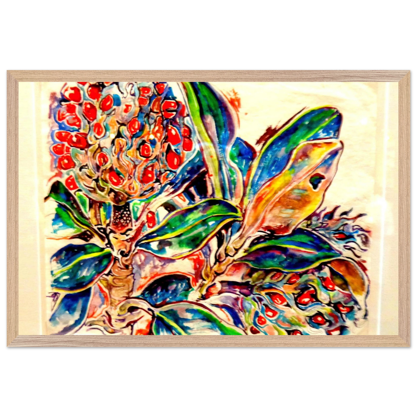 Walter Inglis Anderson - Walter Anderson Wall art - 60x80 cm / 24x32 inches - Premium Wooden Framed Poster With Fine Art Paper-canvas - White frame