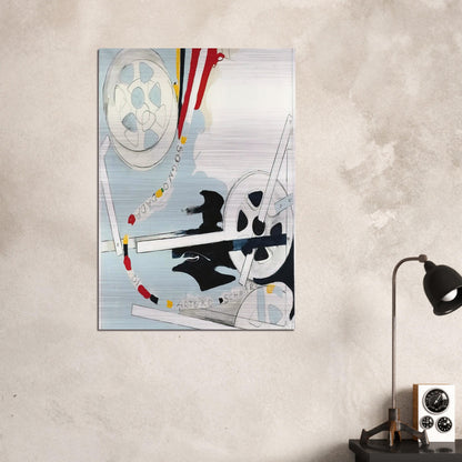Il Sogno Dada di Arturo Schwarz - 1965 - Mario Schifano Brushed Aluminum Print - 70x100 cm / 28x40 inches | Mario Schifano Aluminum Print | Mario Schifano Prints