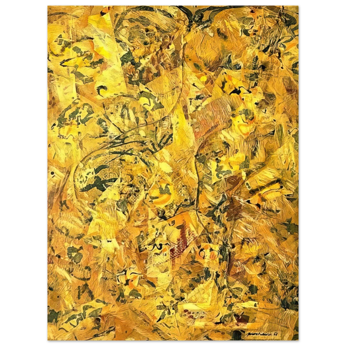 Jackson Pollock - NUMBER 2  75x100 cm / 30x40inches Fine Art Poster