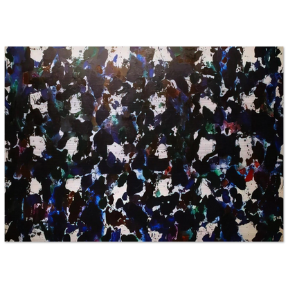 Free Floating Clouds - Sam Francis Brushed Aluminum Print - 70x100 cm / 28x40 inches | Sam Francis Aluminum Print | Sam Francis Prints