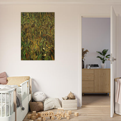 Ears of Wheat - Vincent van Gogh Brushed Aluminum Print - 70x100 cm / 28x40 inches | Vincent van Gogh Aluminum Print | Vincent van Gogh Prints