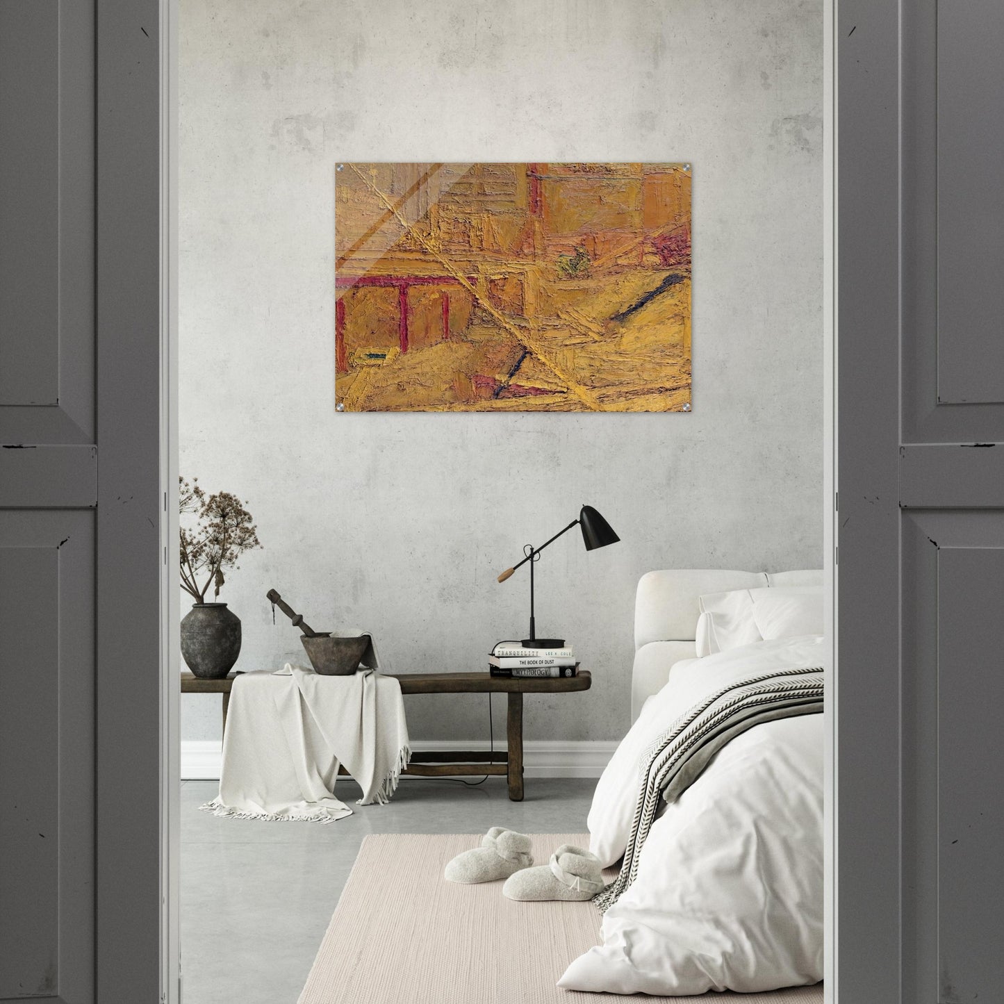 MAPLES DEMO - Frank Auerbach Acrylic Print - 70x100 cm / 28x40″ inches