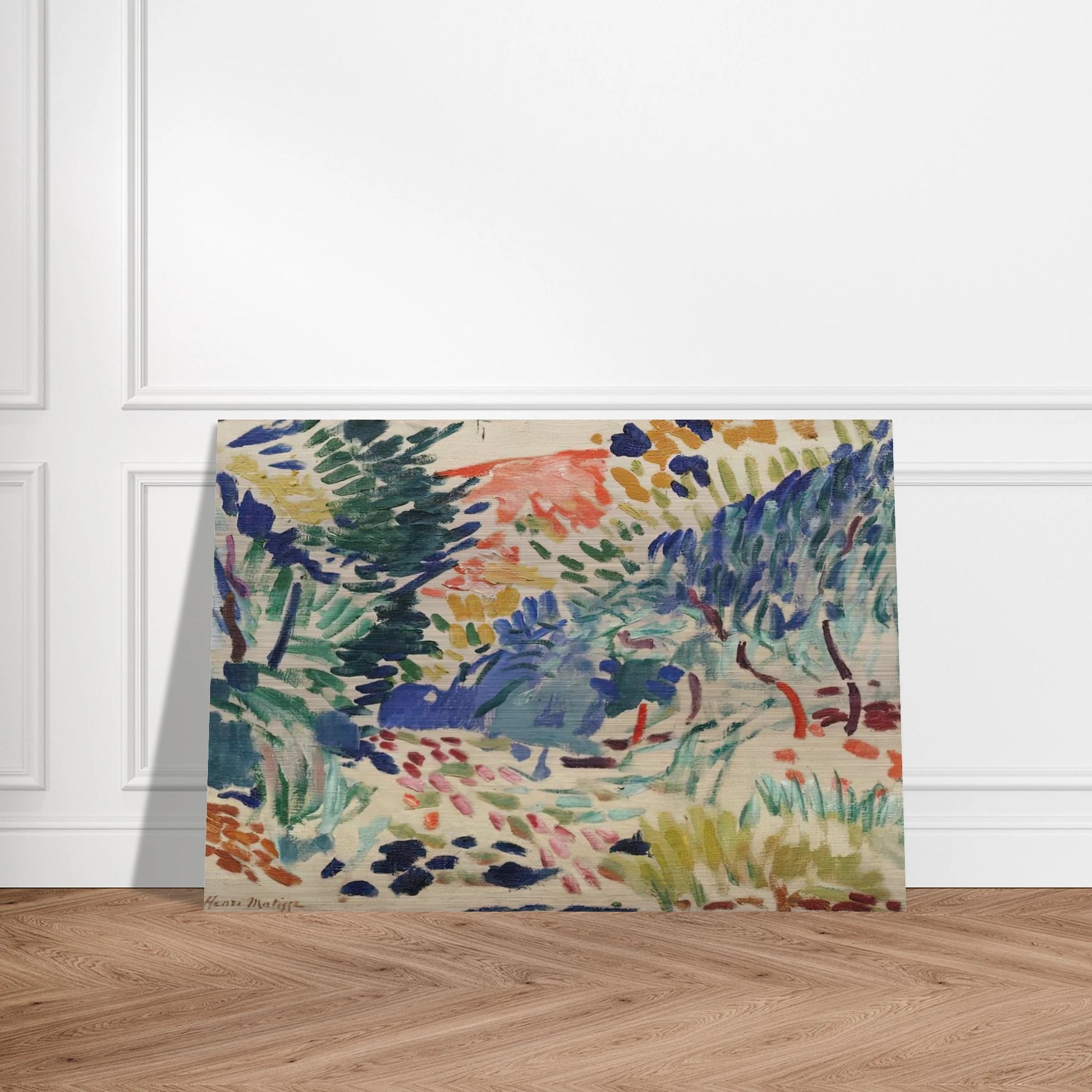 LANDSCAPE AT COLLIOURE 1905 - Henri Matisse Brushed Aluminum Print - 70x100 cm / 28x40 inches | Henri Matisse Aluminum Print | Henri Matisse Prints