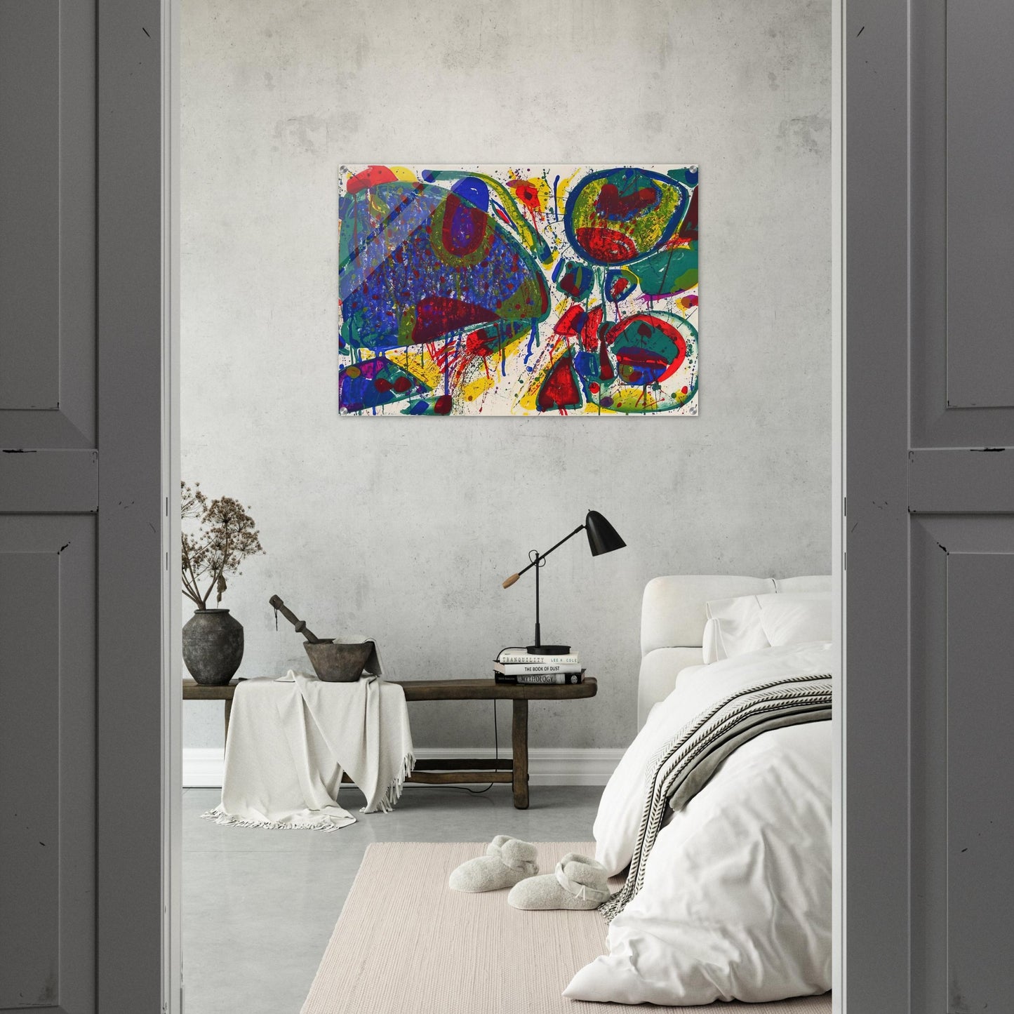 Variant III  from Bright Jade Ghost  - Sam Francis Acrylic Print - 70x100 cm / 28x40″ inches