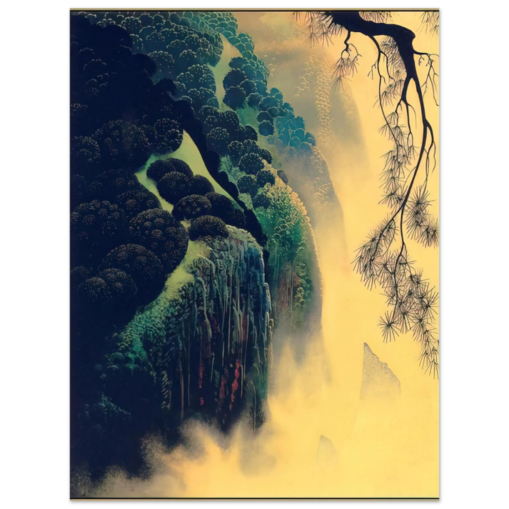 Eyvind Earle - Jeweled Coast  75x100 cm / 30x40inches Fine Art Poster