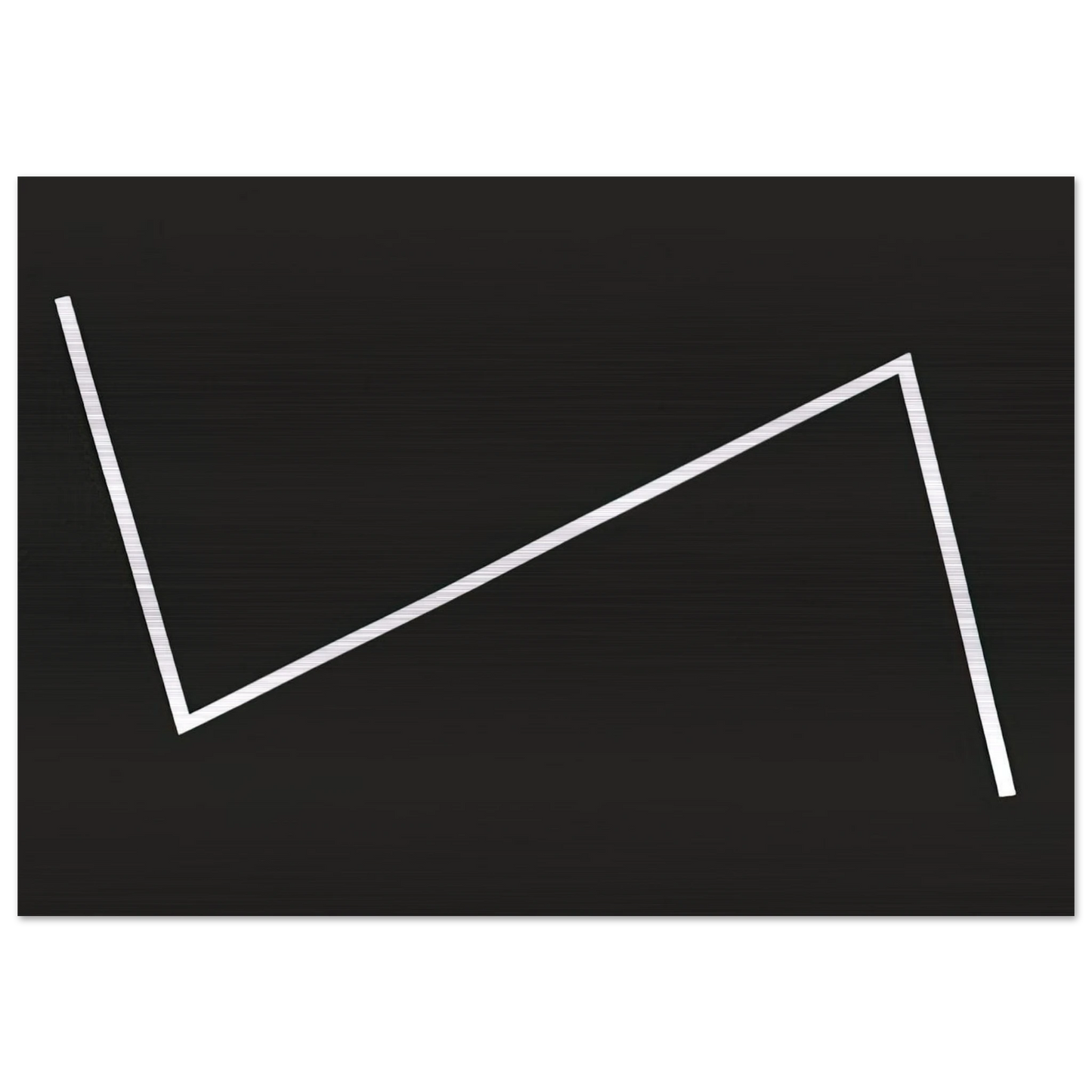 Yesterday - 1987 - Carmen Herrera Brushed Aluminum Print - 70x100 cm / 28x40 inches | Carmen Herrera Aluminum Print | Carmen Herrera Prints