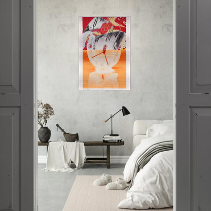 Hole in the Center of the Clock - James Rosenquist Brushed Aluminum Print - 70x100 cm / 28x40 inches | James Rosenquist Aluminum Print | James Rosenquist Prints