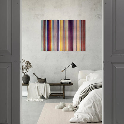 Royal Veil - 1971 - Gene Davis Brushed Aluminum Print - 70x100 cm / 28x40 inches | Gene Davis Aluminum Print | Gene Davis Prints