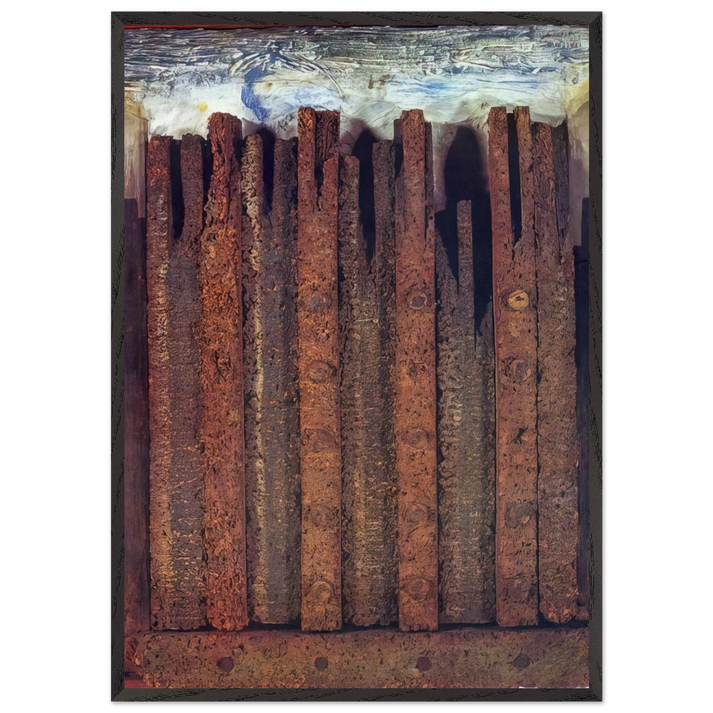 Dadaville - Max Ernst 70x100 cm / 28x40 inches Framed Art Print – Black Wooden Frame