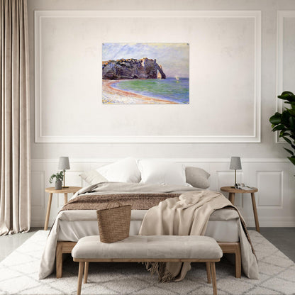 The Manneport, Etretat, the Porte d'Aval - claude monet Acrylic Print - 70x100 cm / 28x40″ inches