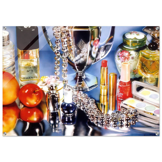 CHANEL 1974 - Audrey Flack Acrylic Print - 70x100 cm / 28x40″ inches