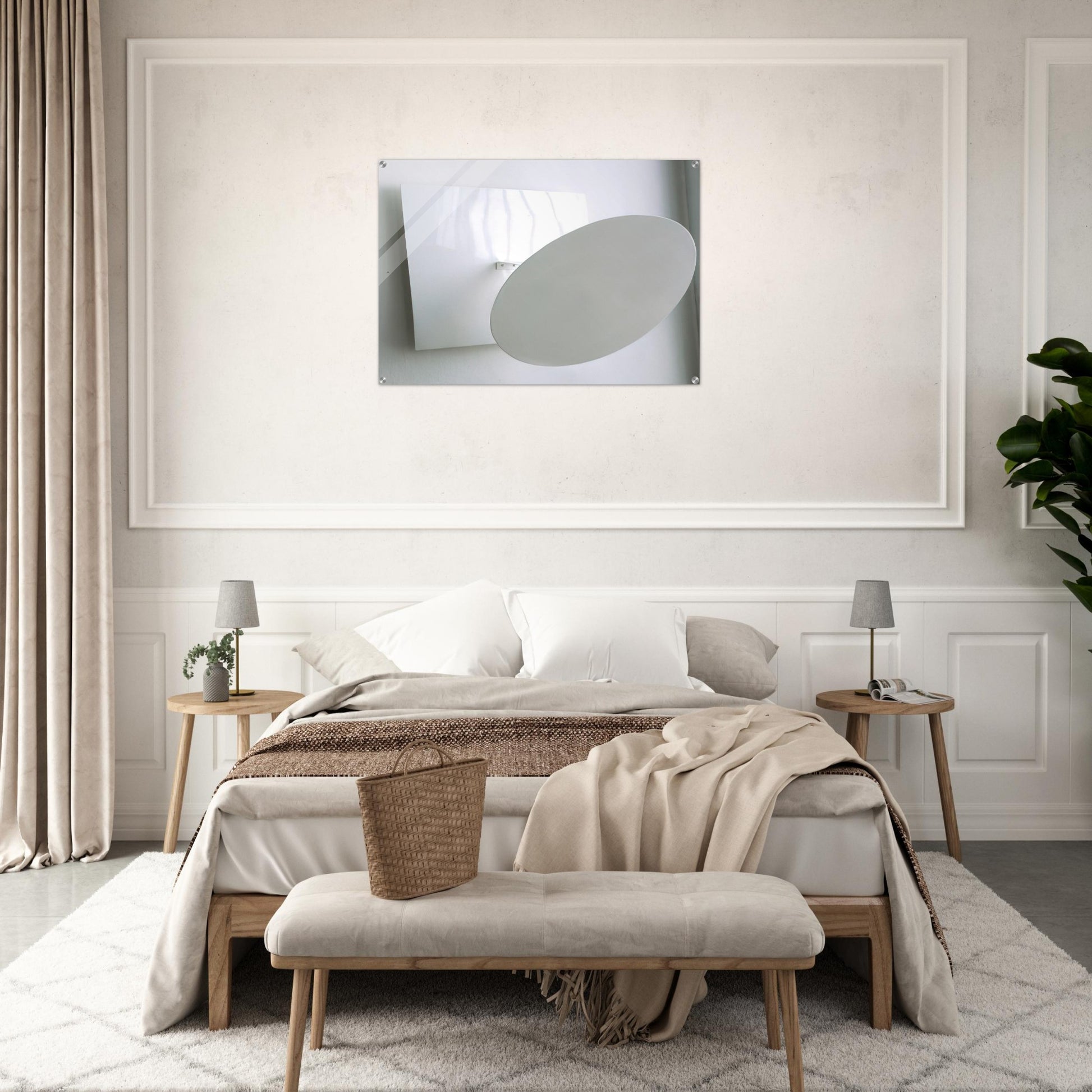 Amazonia White - 1989 - Lygia Pape Acrylic Print - 70x100 cm / 28x40″ inches
