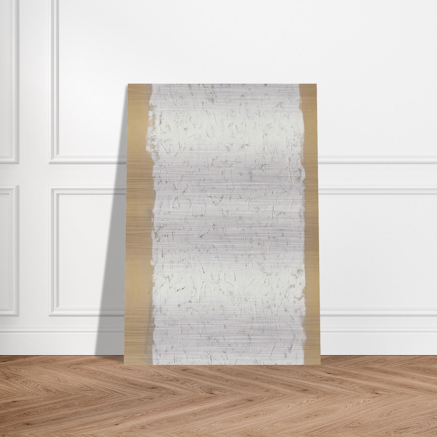 Enter - Robert Ryman Brushed Aluminum Print - 70x100 cm / 28x40 inches | Robert Ryman Aluminum Print | Robert Ryman Prints