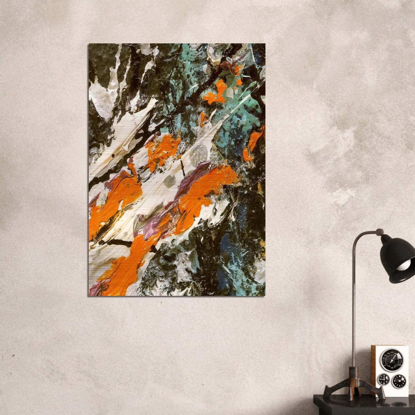 FULL FATHOM FIVE - Jackson Pollock Brushed Aluminum Print - 70x100 cm / 28x40 inches | Jackson Pollock Aluminum Print | Jackson Pollock Prints